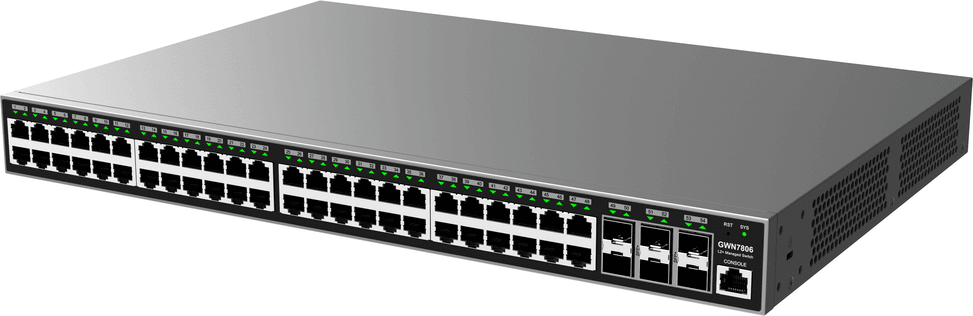 Switch Administrable Niveau 2+ Grandstream GWN7806 48 Ports Gigabit + 6 Ports SFP+ Gigabit — image 3