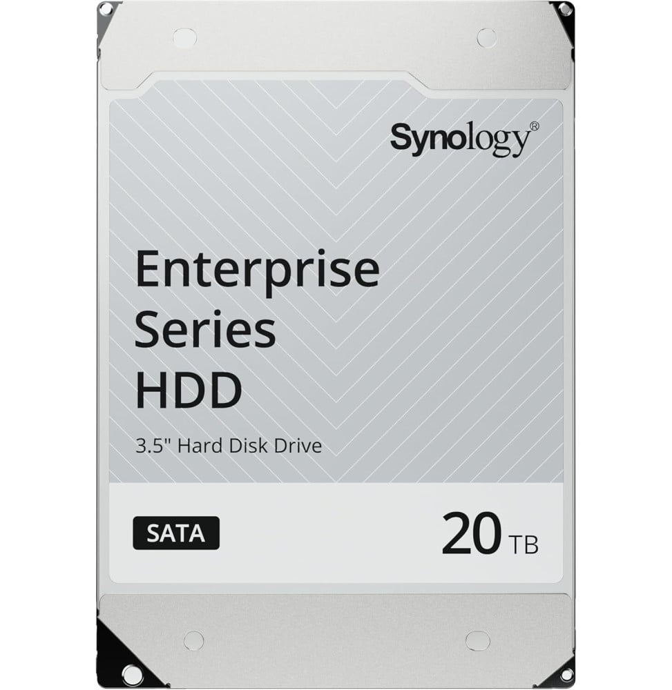 Disque dur interne Synology HAT5300 SATA 3,5'' Série Enterprise HDD 20 To pour NAS (HAT5310-20T)