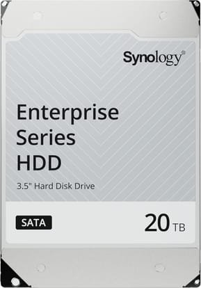 Disque dur interne Synology HAT5300 SATA 3,5'' Série Enterprise HDD 20 To pour NAS (HAT5310-20T)