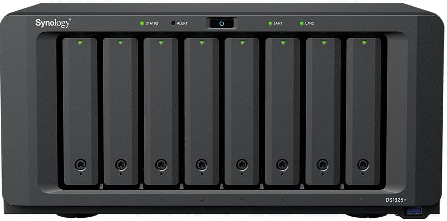 خادم NAS بـ8 حجرات Synology DiskStation® DS1825+ — صورة 1