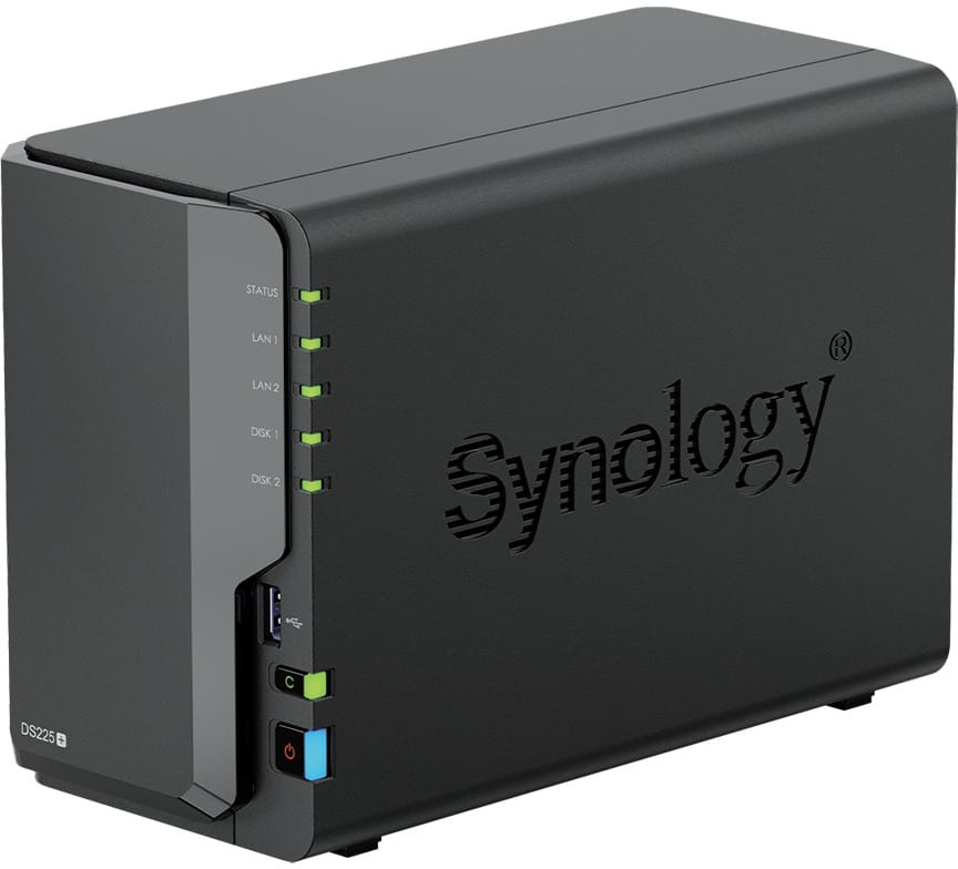 خادم NAS بحجرتين Synology DiskStation® DS225+ — صورة 2