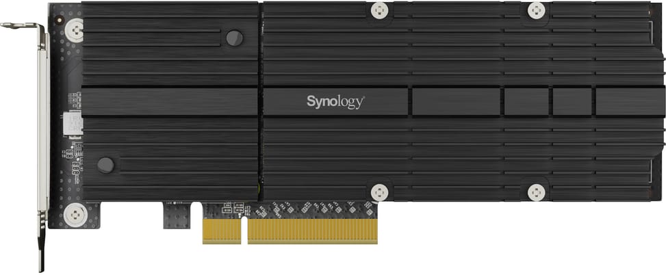 Carte adaptateur Synology M2D20 SSD M.2 à deux logements pour l'accélération du cache (M2D20ADAPTERCARD) — image 2