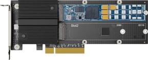 Carte adaptateur Synology M2D20 SSD M.2 à deux logements pour l'accélération du cache (M2D20ADAPTERCARD) — image 3