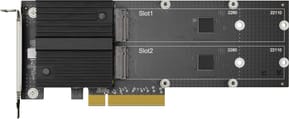 Carte adaptateur Synology M2D20 SSD M.2 à deux logements pour l'accélération du cache (M2D20ADAPTERCARD) — image 4