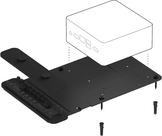 Logitech Fixation avec rétention des câbles pour mini PC et Chromebox (939-001825)