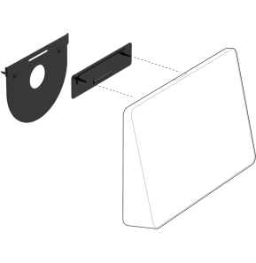 Fixation murale Logitech Tap et Tap IP pour salles de réunion (939-001817)