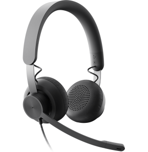 Micro-casque filaire Logitech Zone Wired Teams...
