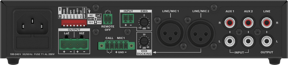 Amplificateur mixeur Bosch 1 channel19'' 60W (U60:1M-EU) — image 4