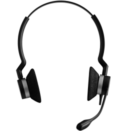 Casque-micro stéréo Jabra BIZ 2300 Duo Anti-Bruit + Cordon Jabra GN 1216 pour Avaya type: QD (2309-820-104 + 88001-03)