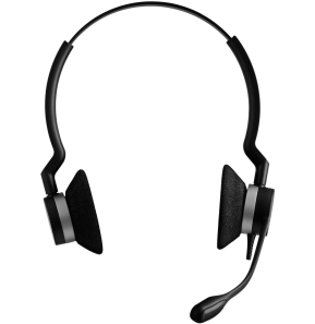 Casque-micro stéréo Jabra BIZ 2300 Duo Anti-Bruit + Cordon Jabra GN 1216 pour Avaya type: QD (2309-820-104 + 88001-03)