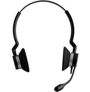 Casque-micro stéréo Jabra BIZ 2300 QD Duo Anti-Bruit + Cordon intelligent universel Jabra GN1200CC - 2 mètres