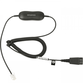 Casque-micro stéréo Jabra BIZ 2300 QD Duo Anti-Bruit + Cordon intelligent universel Jabra GN1200CC - 2 mètres — image 4