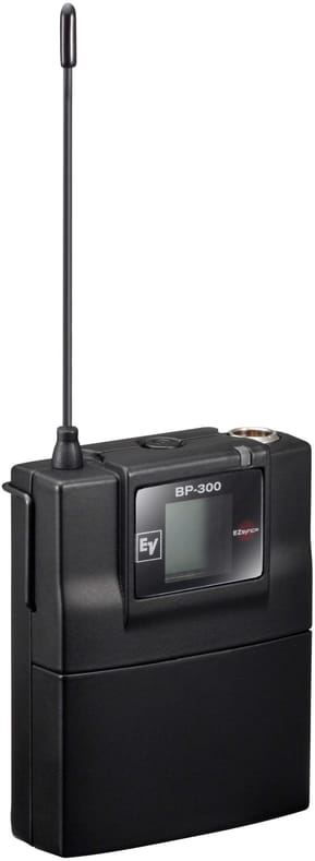 Electro-Voice R300-E/B – Ensemble micro serre-tête HM3 avec émetteur BP-300-B et récepteur sans fil robuste — image 2