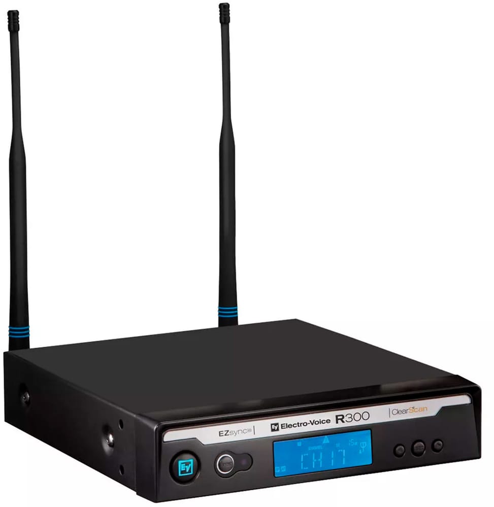 Electro-Voice R300-E/B – Ensemble micro serre-tête HM3 avec émetteur BP-300-B et récepteur sans fil robuste — image 5