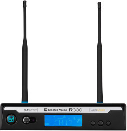 Electro-Voice R300-E/B – Ensemble micro serre-tête HM3 avec émetteur BP-300-B et récepteur sans fil robuste