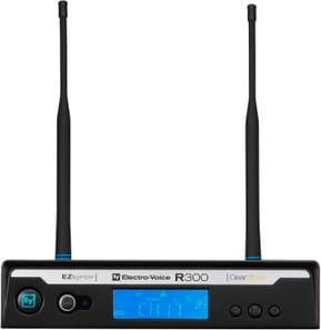 Electro-Voice R300-E/B – Ensemble micro serre-tête HM3 avec émetteur BP-300-B et récepteur sans fil robuste — image 4