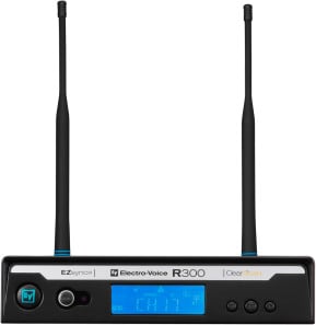 Electro-Voice R300-E/B – Ensemble micro serre-tête HM3 avec émetteur BP-300-B et récepteur sans fil robuste
