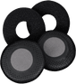 2 Coussinets d’oreille en similicuir Epos HZP 47 noir (1000802)