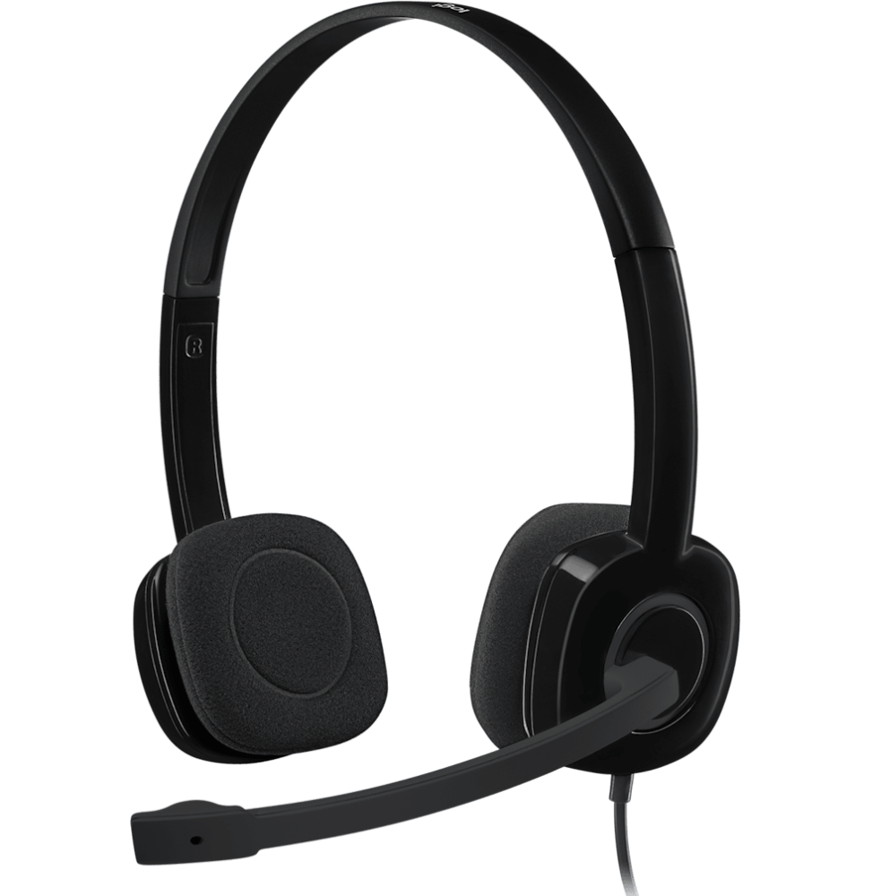 Micro-casque filaire Logitech H151 Stereo - Jack 3.5 mm (981-000589)