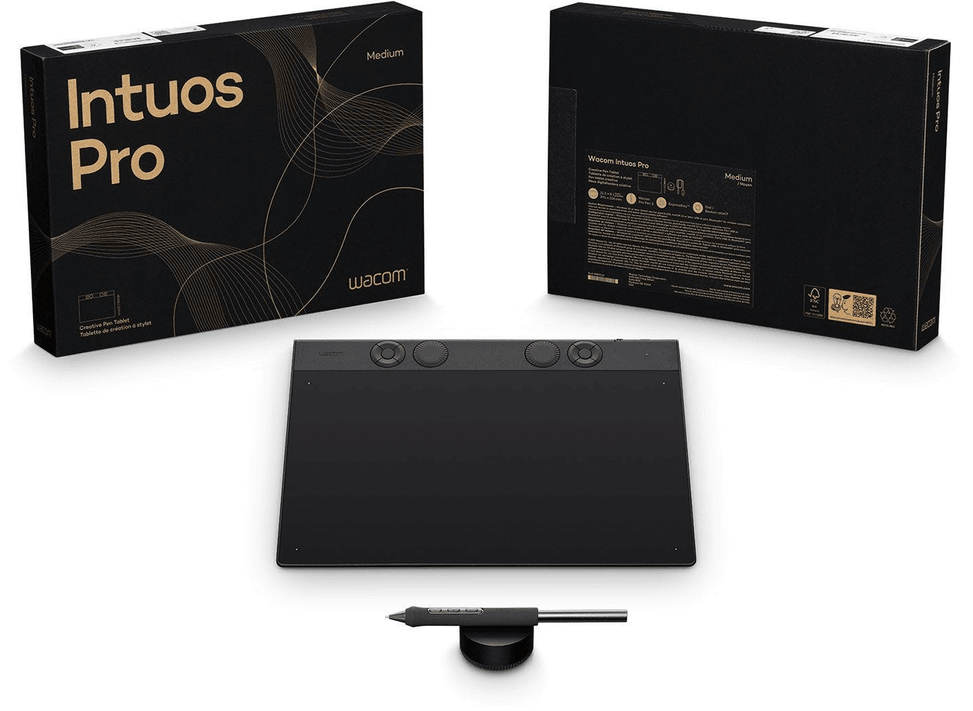 لوح رسم بقلم Wacom Intuos Pro Medium - Bluetooth (PTK670K0B) — صورة 6