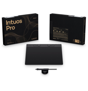 Tablette Graphique à stylet Wacom Intuos Pro Medium - Bluetooth (PTK670K0B)
