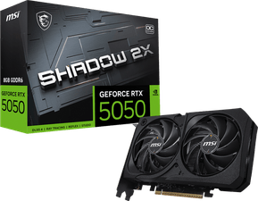 Carte Graphique MSI GeForce RTX 5050 8G SHADOW 2X OC (912-V538-006)