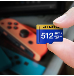 Carte mémoire ADATA Premier Extreme 512 Go MicroSDXC SD7.1 Express V30 (UD512GEX3L1-C)