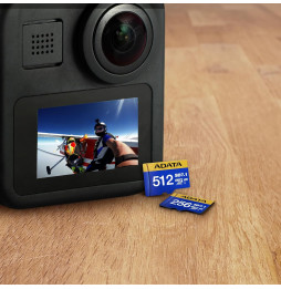 Carte mémoire ADATA Premier Extreme 256 Go MicroSDXC SD7.1 Express V30 (UD256GEX3L1-C)