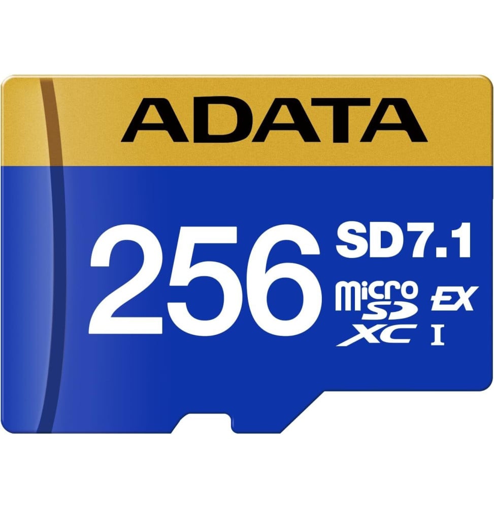 Carte mémoire ADATA Premier Extreme 256 Go MicroSDXC SD7.1 Express V30 (UD256GEX3L1-C)