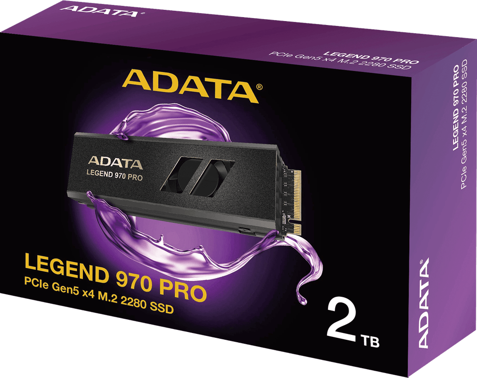قرص SSD داخلي ADATA LEGEND 970 PRO PCIe Gen5 x4 M.2 2280 - 2 TB (SLEG-970P-2TCI) — صورة 9