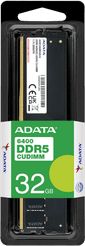 Barrette mémoire ADATA CU-DIMM 32GB DDR5-6400 MHz - PC bureau (AD5CU640032G-S)