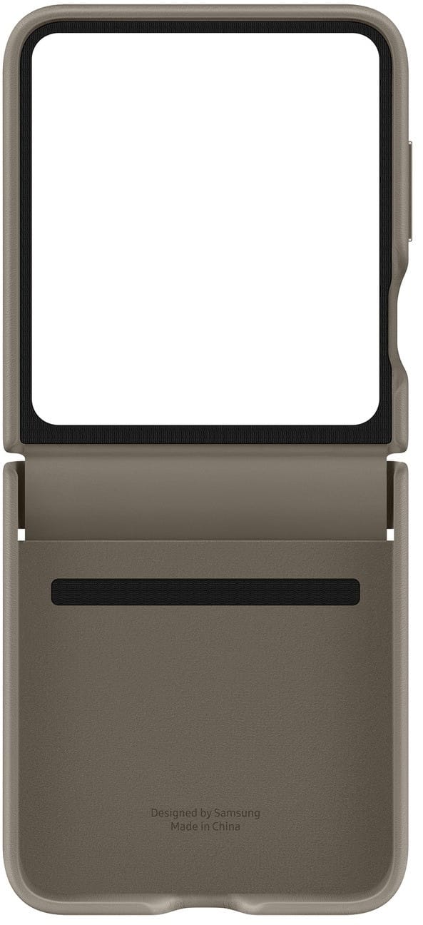 جراب قلاب من الجلد الصناعي Samsung لـ Galaxy Z Flip5 (EF-VF731PAEGWW) — صورة 4