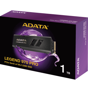 Disque Dur interne SSD ADATA LEGEND 970 PRO PCIe Gen5 x4 M.2 2280 - 1To (SLEG-970P-1TCI)