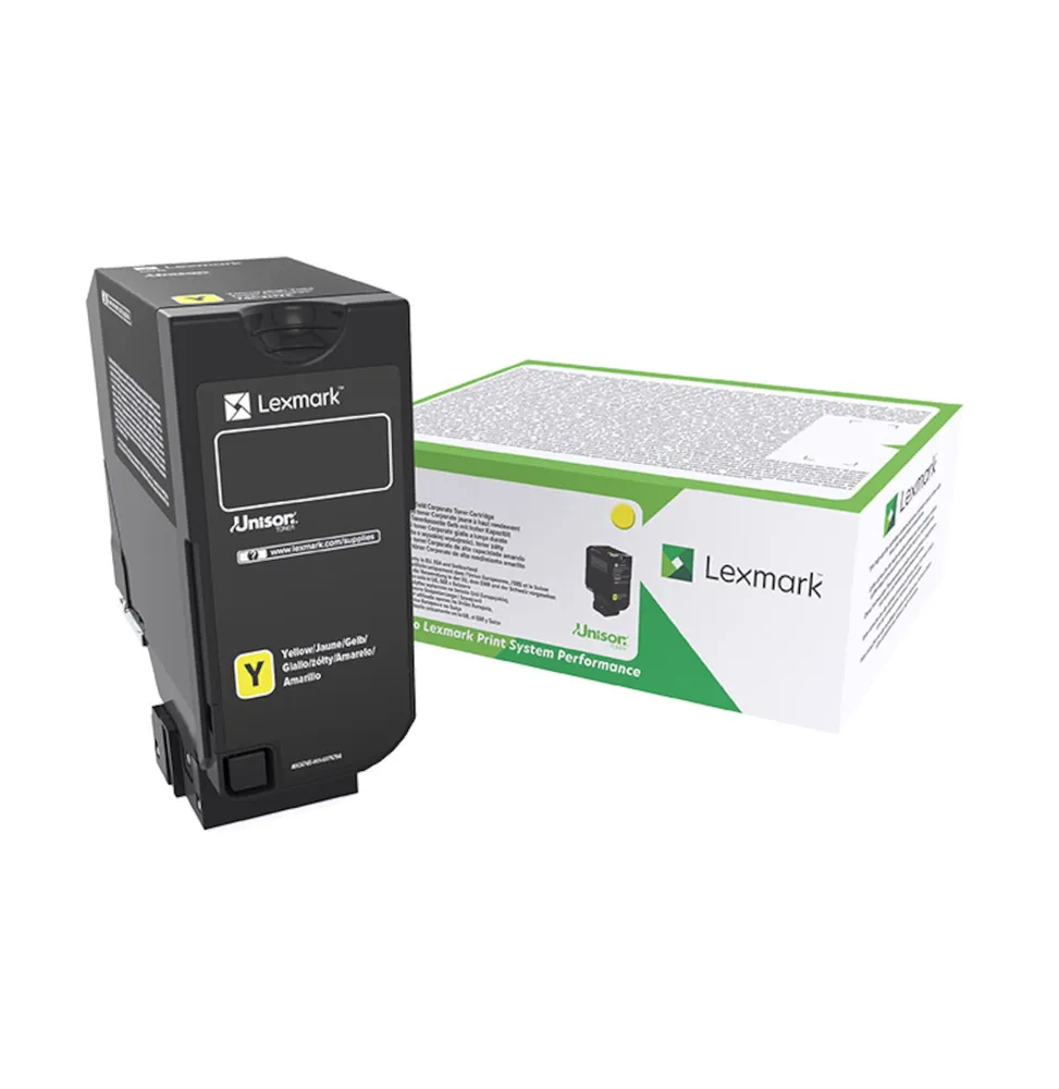 Lexmark CX725 Cartouche de toner Corporate jaune haute capacité (84C2HYE)