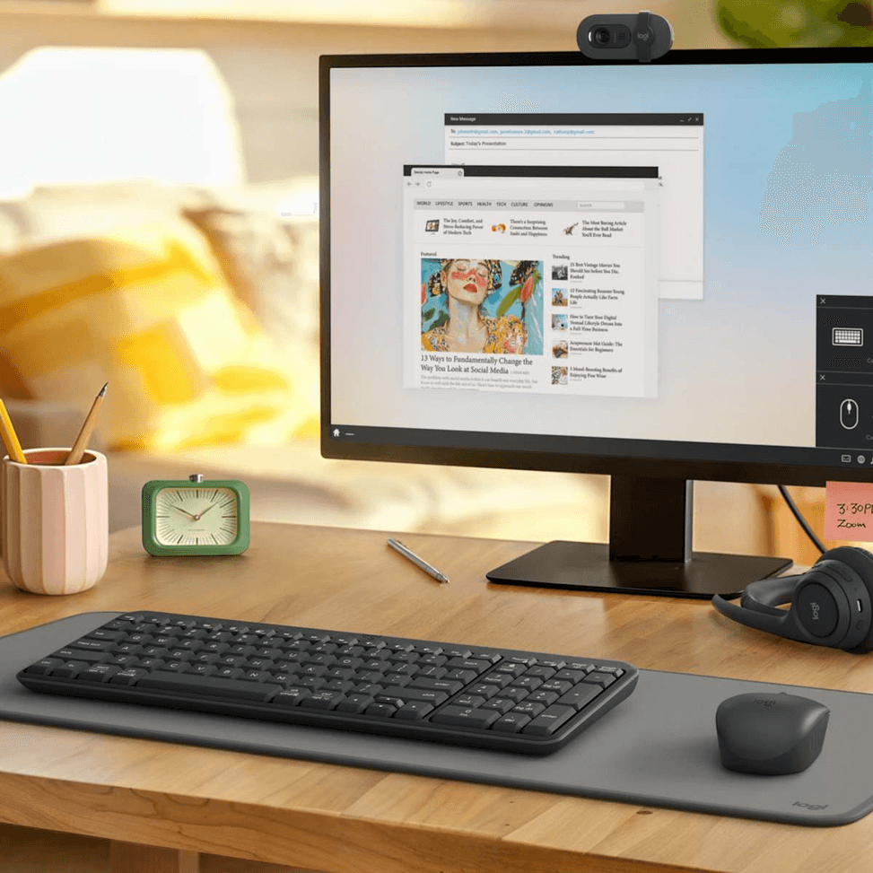 Clavier Bluetooth Logitech K250 Compact - Français (AZERTY) (920-013481) — image 6
