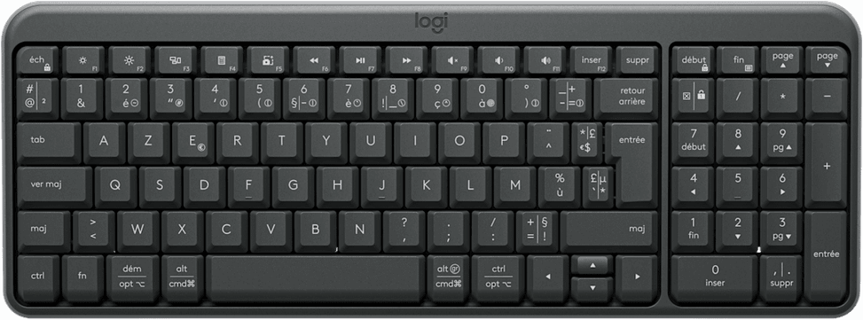 لوحة مفاتيح Bluetooth Logitech K250 Compact - فرنسية (AZERTY) (920-013481) — صورة 1