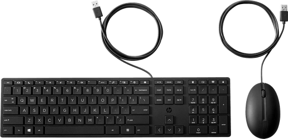 Ensemble combiné clavier souris filaires HP 320MK (9SR36AA)