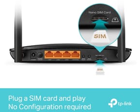 Modem/routeur 4G+ WiFi 5 (AC1200) TP-Link Archer MR600 Gigabit bi-bande — image 3