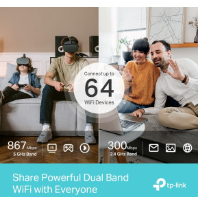 Modem/routeur 4G+ WiFi 5 (AC1200) TP-Link Archer MR600 Gigabit bi-bande