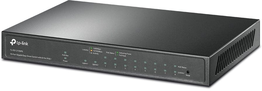 Switch Administrable TP Link TL-SG1210MPE 9 ports Gigabit RJ45 et 1 port combo Gigabit SFP / RJ45 - PoE 123 W — image 3
