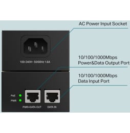Adaptateur et injecteur PoE TP-Link POE170S