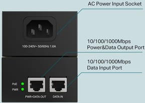 Adaptateur et injecteur PoE TP-Link POE170S — image 3