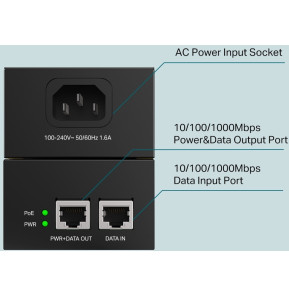 Adaptateur et injecteur PoE TP-Link POE170S