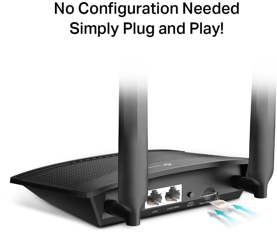 TP-Link 4G LTE WiFi N 300 Mbps Modem / Router (TL-MR100) — image 3