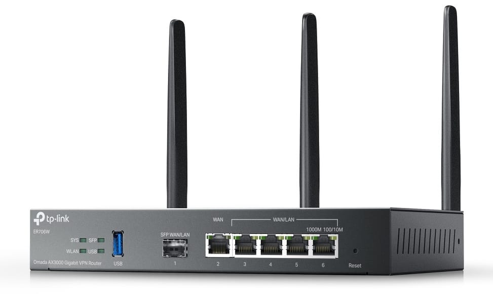 TP-Link Omada AX3000 Gigabit VPN Router (ER706W) — image 4