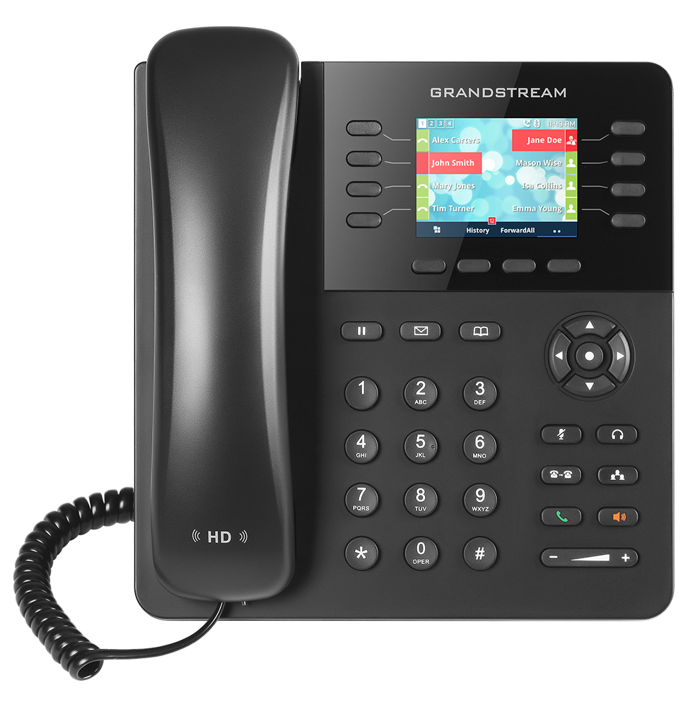 Téléphone IP filaire 4 Comptes SIP /8 lignes Grandstream GXP2135