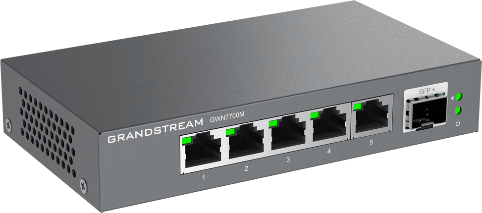 Grandstream GWN7700M Unmanaged Switch - 5 Ports / 1 SFP+ Port — image 2