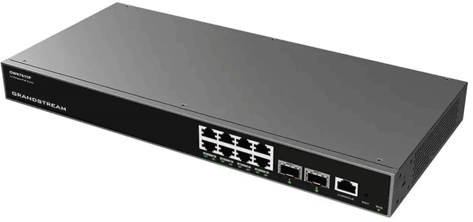 Switch Administrable Niveau 3 Grandstream GWN7811P - 8 Ports PoE Gigabit / 2 Ports SFP+ — image 3