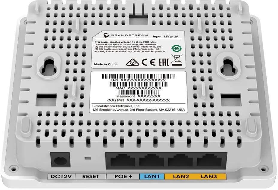 نقطة وصول WiFi 5 Grandstream GWN7603 مع 4 منافذ Gigabit وPoE+ تلقائي — صورة 5