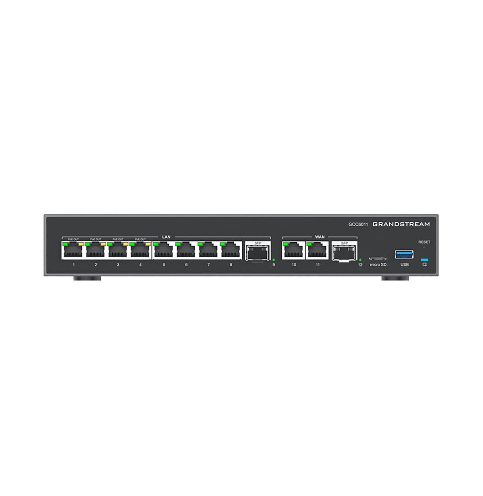 Routeur Tout-en-Un Grandstream GCC6011 (Routeur VPN / Pare-feu / Commutateur / PBX IP)